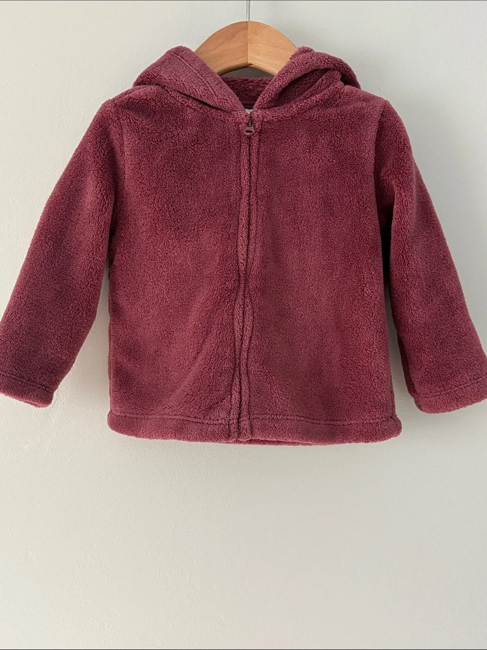 Carter’s Fleece Zip-up Bear Hoodie 12M